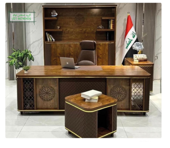 میز مدیریت لاکچری کوروش ، میز لاکچری مدیریت مدرن کوروش ، دکوراسیون اداری ، طراحی دکوراسیون اداری ، میز لوکس اداری ، میز مدیریت خاص ، میز مدیریت لوکس ، میز لاکچری ست اداری کوروش ، تولید کننده میز اداری مدرن